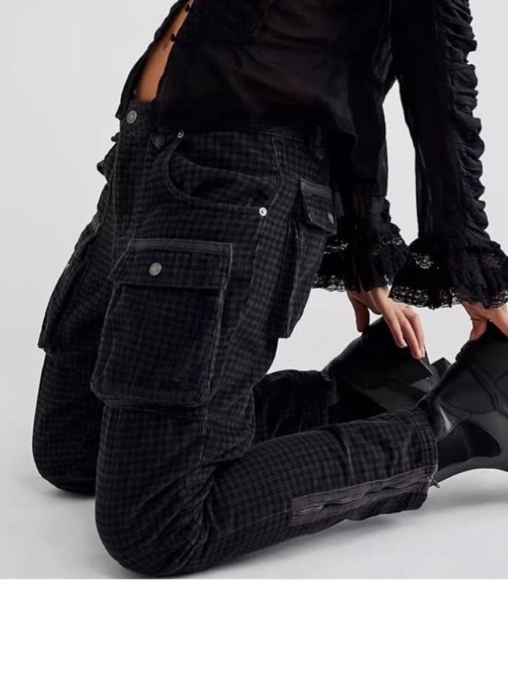 We The Free 28 Pants Corduroys The London Calling in Black Free People